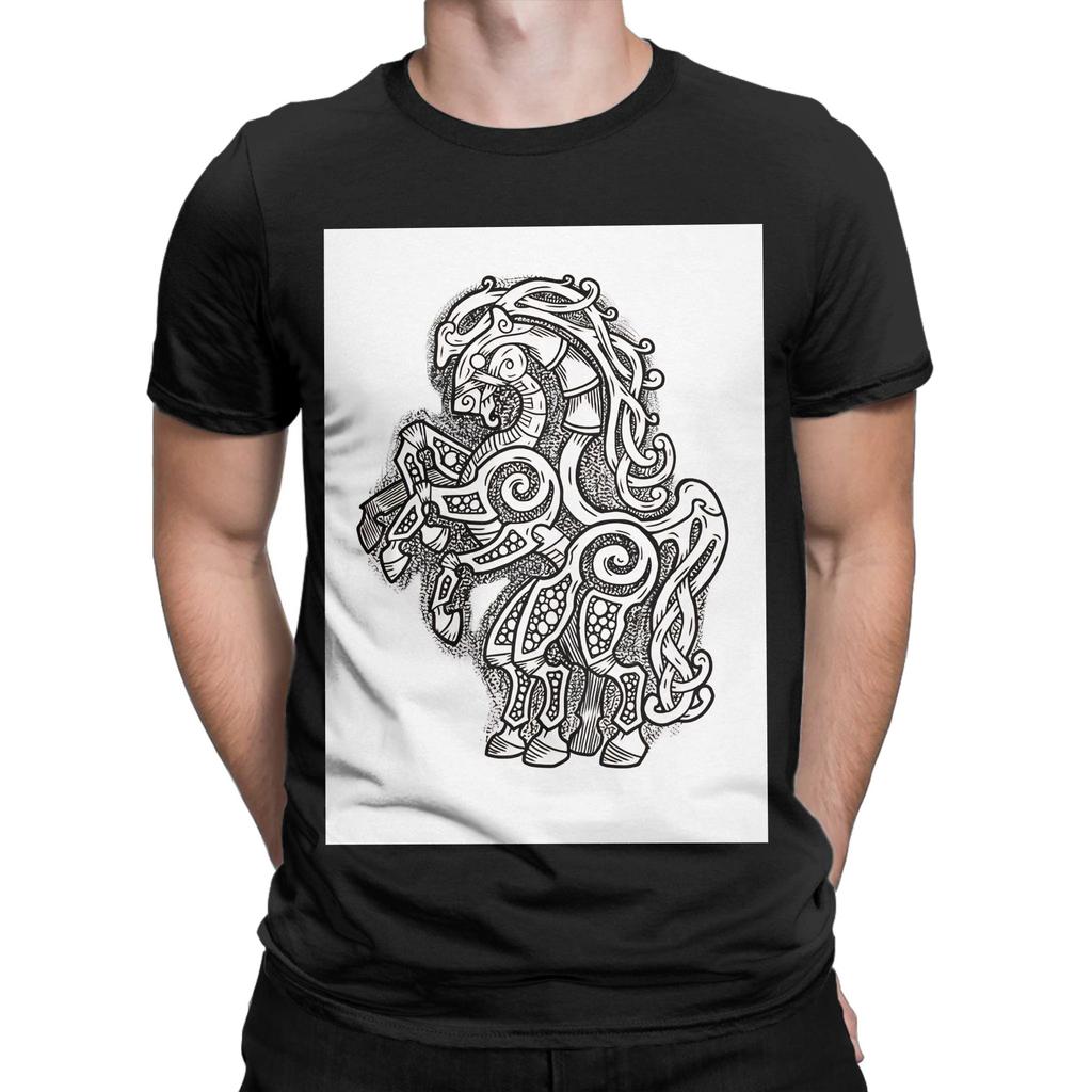 Sleipnir Funny Graphic 100 Cotton Tshirt Sleipnir Tops Tees For Unisex