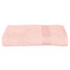 Serviette De Toilette - 70 X 130 Cm - 100% Coton Éponge - Rose - Entretien Facile