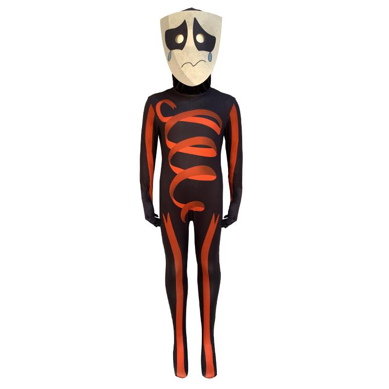 New Amazing Magical Digital Circus Poni Cosplay Tight Fitting Jumpsuit Pomni Role-playing Christmas Children's Adult Gift
