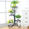 Многоярусная кованая железная подставка для цветов потос для декора внутреннего балкона и гостиной.