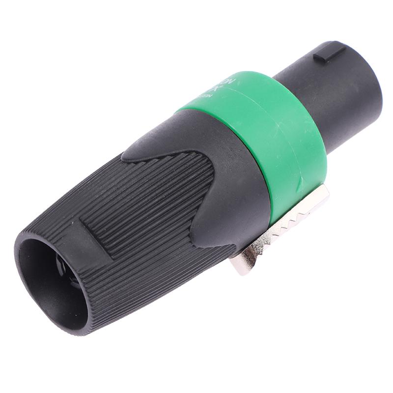 1 шт. 4-полюсный 4-контактный разъем для динамика Nl4Fc, штекер Ом, адаптер аудиокабеля для динамика, поворотная блокировка, 4-контактный гнездовой разъем Speakon, аксессуары