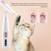 Dog Paw Trimmer with LED Light Waterproof Rechargeable Cat Electric Grooming Clippers Low Noise Hair Shaver Eyes Ears Face Rump