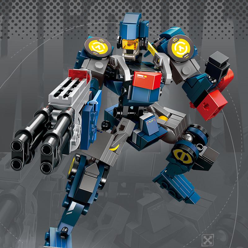 SEMBO Трансформирующийся Мех Конструктор Модель Робота MOC Детали Машина Строительный Набор Игрушки для Детей Мальчиков Подарки на День Рождения