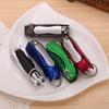 Multifunctional Ballpoint Pen 0.7 Blue Refill Nail Clipper Pen New Keychain Pen