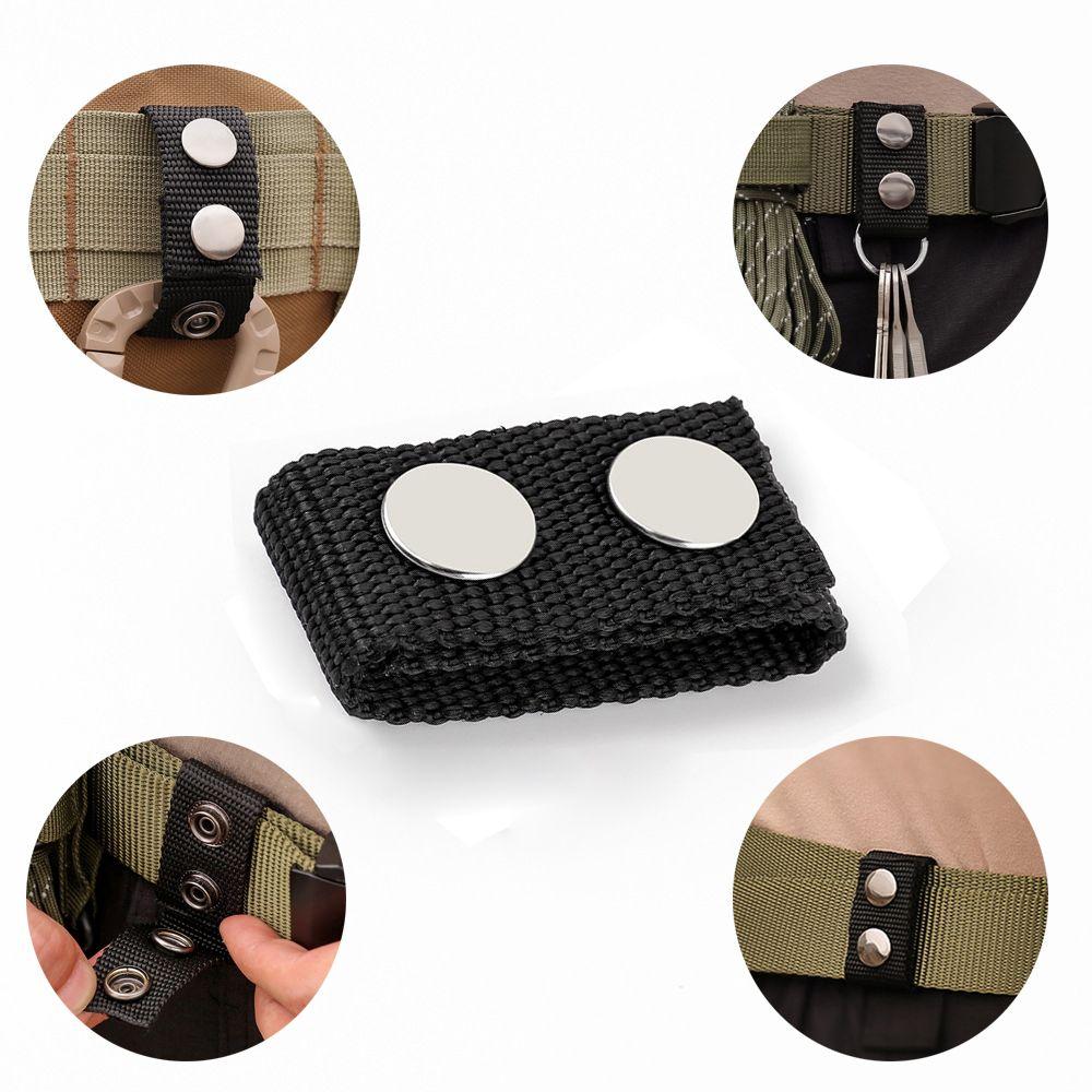 1/4/8Pcs Portable Sports Outdoor Belt Keeper Heavy Duty Nylon Strap Belt Buckle