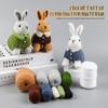 Hand Crochet Animal Set for Beginner Complete Starter Materials Pack Include Yarn Crochet Hook Craft Art Knittings Kits