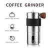 Портативная ручная кофемашина из нержавеющей стали 304, ручная кофемолка