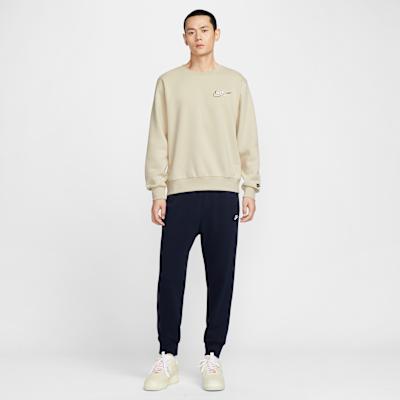 Men's Nike Sweatshirts Men's Apricot Crew Neck Moderate