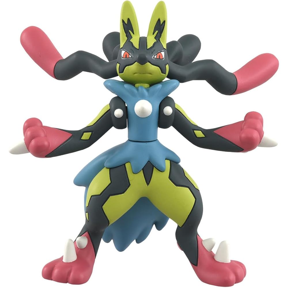 Takara Tomy Pokmon Moncolle Yellow Mega Lucario Figure Collectible Toy
