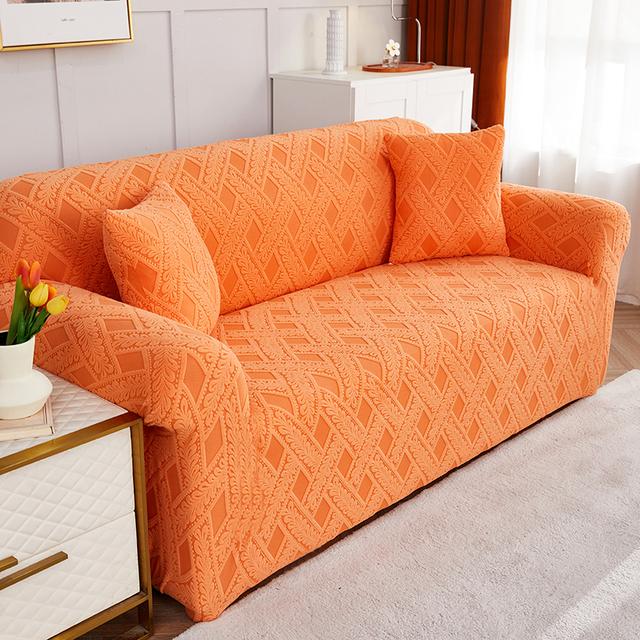 Эластичные плюшевые жаккардовые чехлы для диванов, чехлы для диванов, чехлы для дивана, защита для мебели, мягкие нескользящие эластичные чехлы
