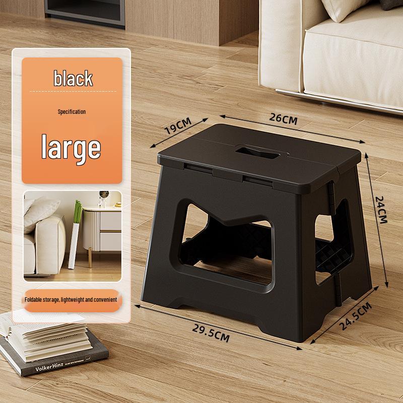 Компактный детский складной табурет для обуви и использования на открытом воздухе