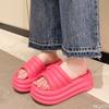 Fashion Summer Women Slippers Chunky Platform Comfort Beach Shoes Slides Ladies Soft Sole Non-Slip Sandals Wear-resisting Shoe 2025