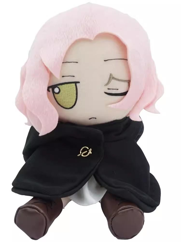Fumo Hata no Kokoro Plush Toy Anime Touhou Project Japanese Game Stuffed Doll Soft Character with Removable Mask Kids Fans Gifts