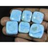17X18-22X34ММ Натуральный Ларимар Пектолит Октагон Кабошон Свободный Драгоценный Камень 6 Шт. C-64