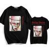 Marilyn Manson One Assassination Under God Charter 1 T-shirt 2025 European Tour Print Men Women Tshirt Cotton Short Sleeve Shirt