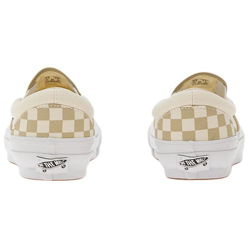 Vans Slip-On 98 Classic Comfortable Durable Lightweight Low-Top Skate Shoes Unisex Sneakers Beige VN000D5AEQB1