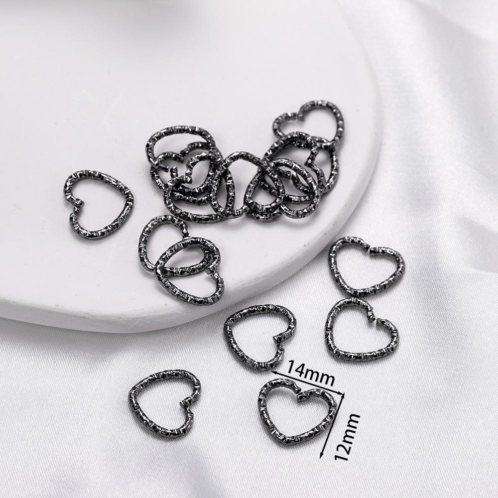 50 шт./лот, новый стиль, прыжковые кольца с золотой звездой, витые разъемные кольца, разделительные кольца, разъемы для изготовления ювелирных изделий, принадлежности для изготовления ювелирных изделий