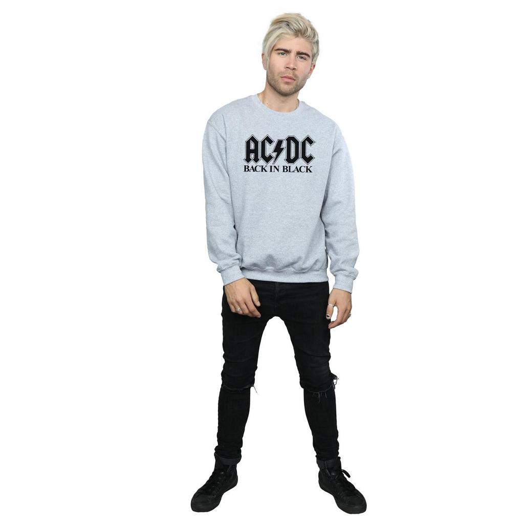 AC/DC Мужская толстовка Back in Black с логотипом