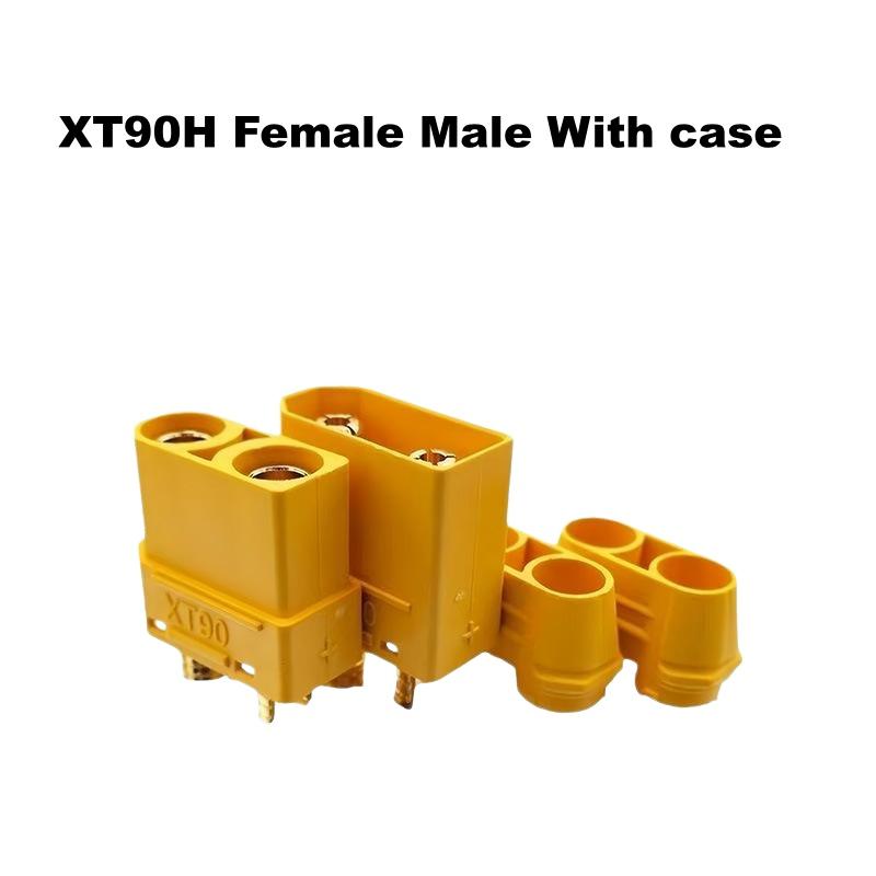 Разъем XT90H Папа Мама Длительный срок службы С изолирующим колпачком Клемма для пайки 1/3 Комплекта для подключения аккумулятора RC квадрокоптера