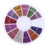 1 Wheel Mix Sizes Nail Art Caviar Beads Tiny Steel Beads Nail Decoration Manicure Tool Gold Silver Rose Gold Colorful