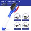 Инструмент для чистки клюшек для гольфа с нейлоновой щетиной Магнитный карабин Очиститель для клюшек для гольфа Аксессуары для гольфа для мужчин