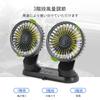 Raksonic Quality Version In-Car Fan, Desk Fan, In-Car Fan, 5 Blades, Strong Airflow, Angle