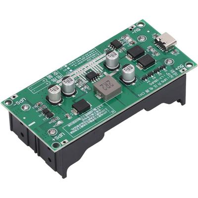 Type-C 15 Вт 3 А Быстрая зарядка ИБП Источник питания / Модуль зарядного устройства для литиевых аккумуляторов 18650 DC-DC Повышающий преобразователь 5 В 9 В 12 В