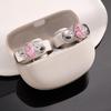 Зажимы для сережек с циркониевым декором и стразами для сережек-клипс, Элегантное украшение, Быстрое крепление/снятие, Многофункциональный аксессуар, Прочный