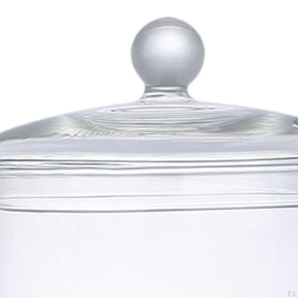 Прозрачная стеклянная кастрюля с крышкой для универсального приготовления пищи