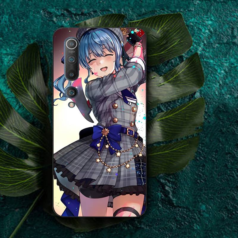Аниме чехол для телефона Hoshimachi Suisei для Redmi Note 8 7 9 4 6 pro max T X 5A 3 10 lite pro