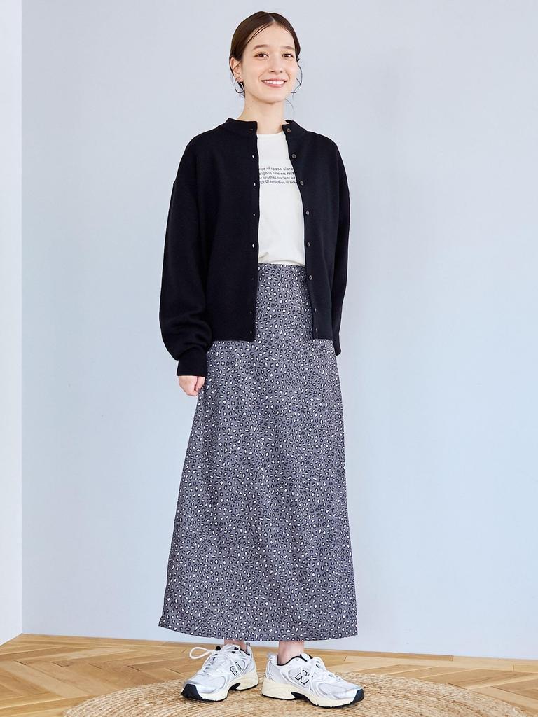 Cohen Mochi Mochi Mock Neck Knit Cardigan 76376000003 1150 LT.GRAY(11) M