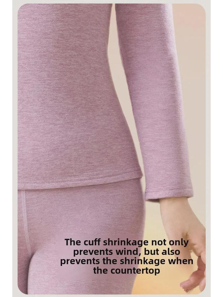 Осенний костюм из немецкого кашемира: Женский термохлопковый свитер и низ для пожилых людей