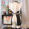 Сексуальное ретро раздельное сексуальное халтер фартук маленькая горничная косплей