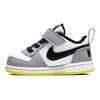 Nike Court Borough Low Velcro Нескользящие Амортизирующие Прочные Низкие Кеды для Скейтборда Детские Кроссовки Серый Белый Черный 870029-104