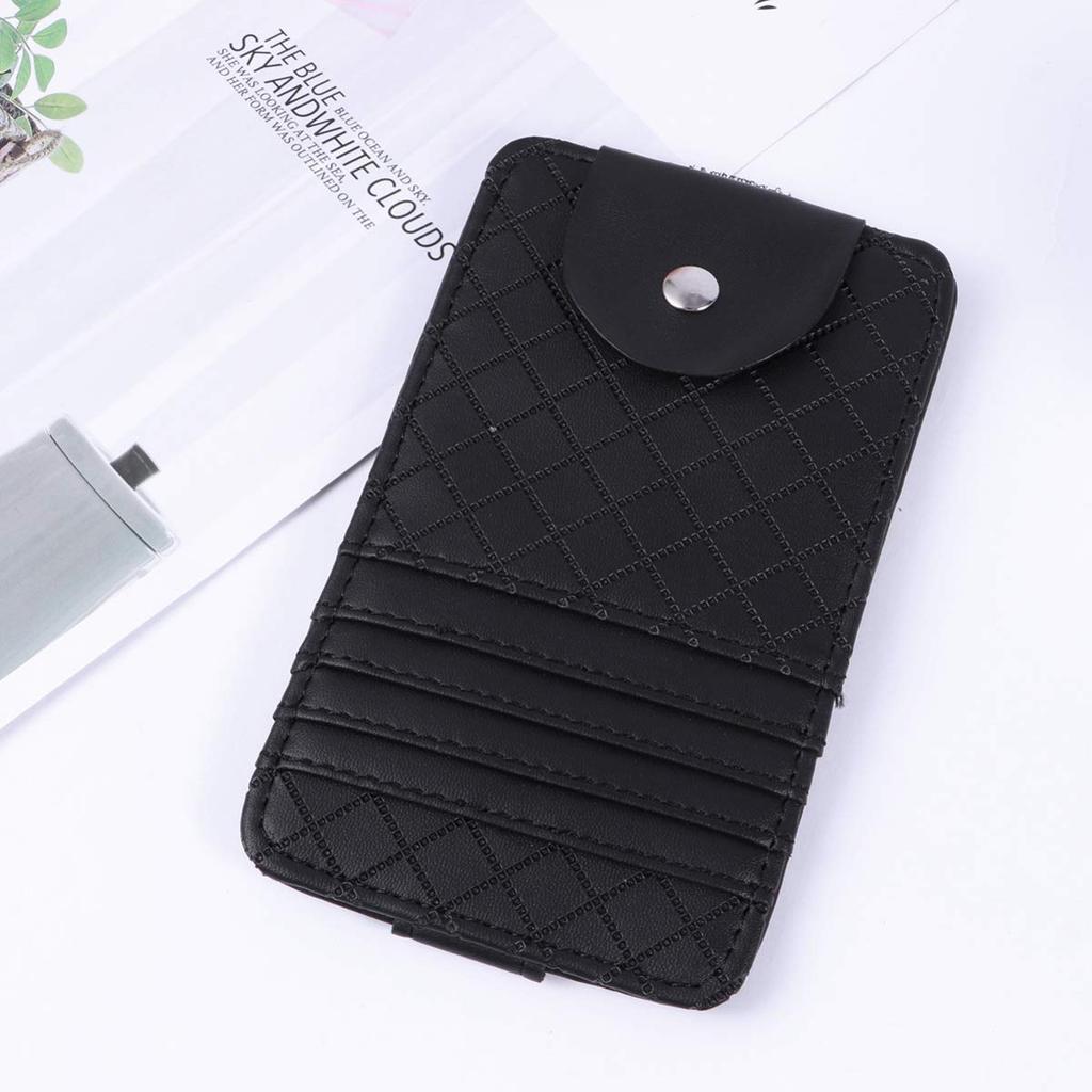 Карман для солнцезащитного козырька автомобиля VORCOOL для хранения вещей в автомобиле. Держатель для солнцезащитных очков. Держатель для карт. Хранение аксессуаров.