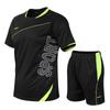 Men's Summer Sports Suit Breathable Quick-drying T-shirt Shorts Two-piece Set