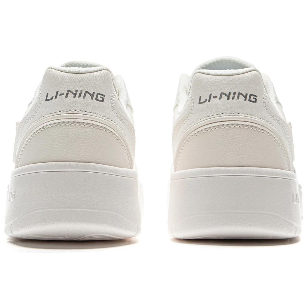 Li Ning Sycee V3 Низкие скейтбордические кроссовки, устойчивые к скольжению и истиранию, мужские, цвет туманно-белый, AGCV107-3