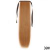 MERISIHAIR Women Long Straight Wrap Around Ponytail Synthetic Fiber Long Straight Wavy Hair Extensions Daily Wear