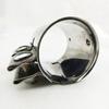 Stainless Steel 1.65-3.0"Exhaust Pipe Connector Tube Adapter Joiner Sleeve Clamp Exhaust Tube Pipe Connector Joiner Length 87mm
