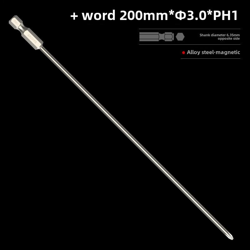 Магнитная крестовая отвертка BROPPE с электрической дрелью и пневматической насадкой