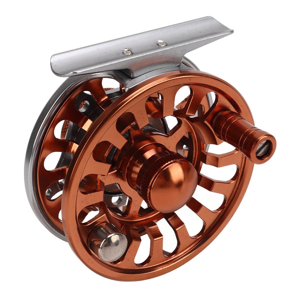 Fly Fishing Reel Efficient Braking 3 Bearings 2 Colors Adjustment CNC Processing 3 4 Fly Reel for Outdoor Fishing