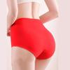 4Pcs Cotton Women Panties Good Luck Red Underwear Breathable Underpants Plus Size Panty High Waist Body Slimming Female Briefs