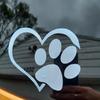 Cute Dog Paw Heart Creative&funny Stickers for Cartoon Fans&lover,high Quality for Car Trucks Motorcycles &laptops