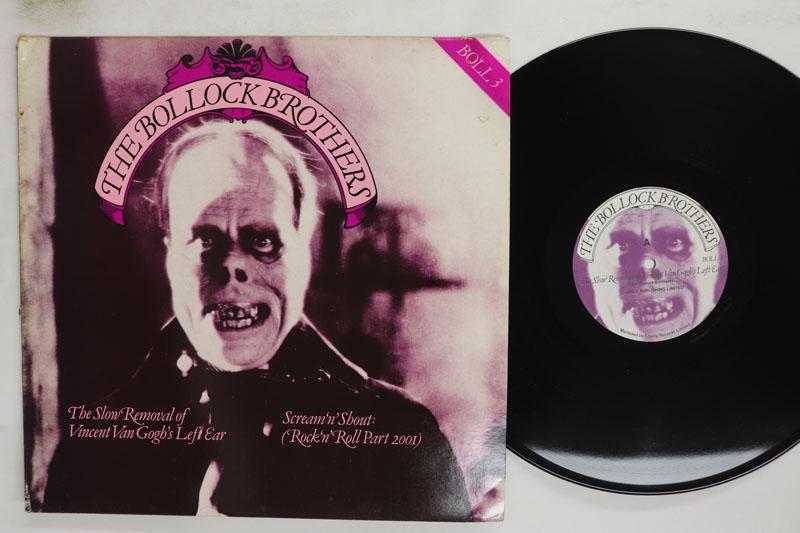 12-дюймовая пластинка BOLLOCK BROTHERS Slow Removal Of Vincent Van Goghs BOLL3 Charly 1982 UK Rock Б/у