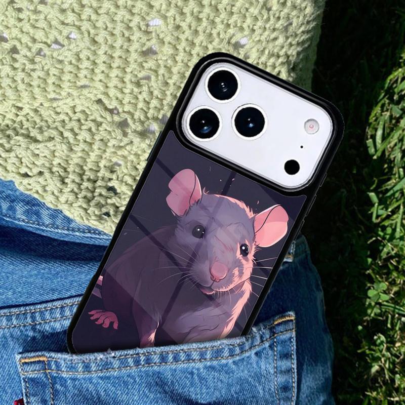 Милый Чехол-Бампер с Крысами для IPhone 11 12 13 14 15 16e 17 Pro Max Чехол для IPhone 17 Air