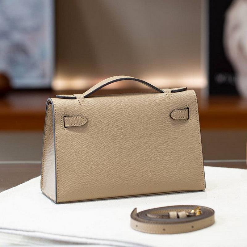 Сумка Женская 2026 Новая Узор Пальмы Коровья Кожа 22см Мини Поколение Kai-Li Модная Портативная Натуральная Кожа Женская Сумка