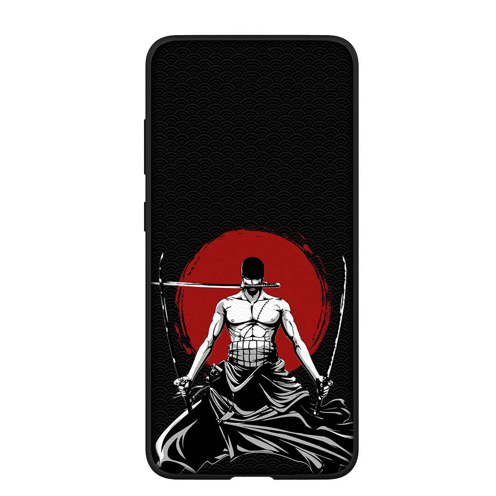 Чехол для телефона Samsung Galaxy S24 S23 iPhone 15 14 Xiaomi Redmi Note 13 12 11 8 10 9 Pro Max X XR OPPO A15 Huawei Comics Luffy One Piece Roronoa Zoro