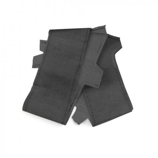 All Black Sewing Steering Wheel Suede Leather Cover For Toyota RAV4 2003-2006