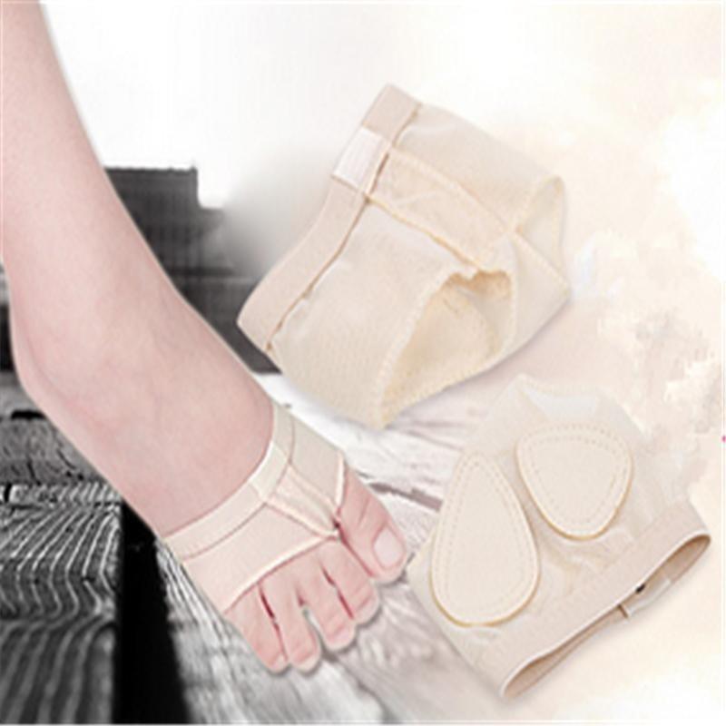 Мягкие тканевые полупальцевые балетки для танцев живота с плотно прилегающими ремешками для танцоров