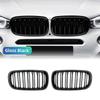 Glossy Black Front Kidney Sport Grill Grille Single Slat For BMW X5 F15 X6 F16 X5M F85 Mesh Replace Racing Grills
